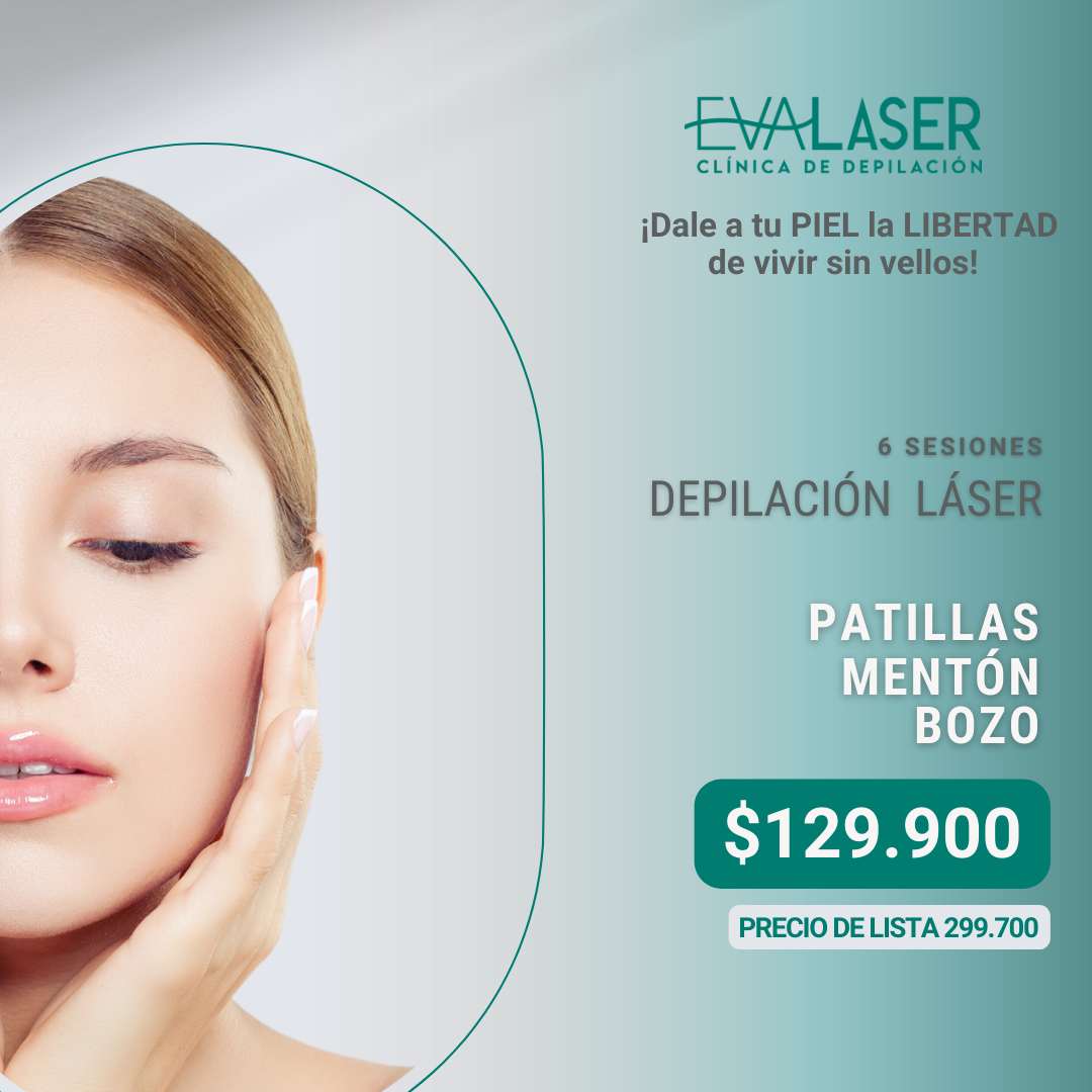 Depilaci n L ser 6 sesiones en Patillas Ment n y Labio Superior Boz