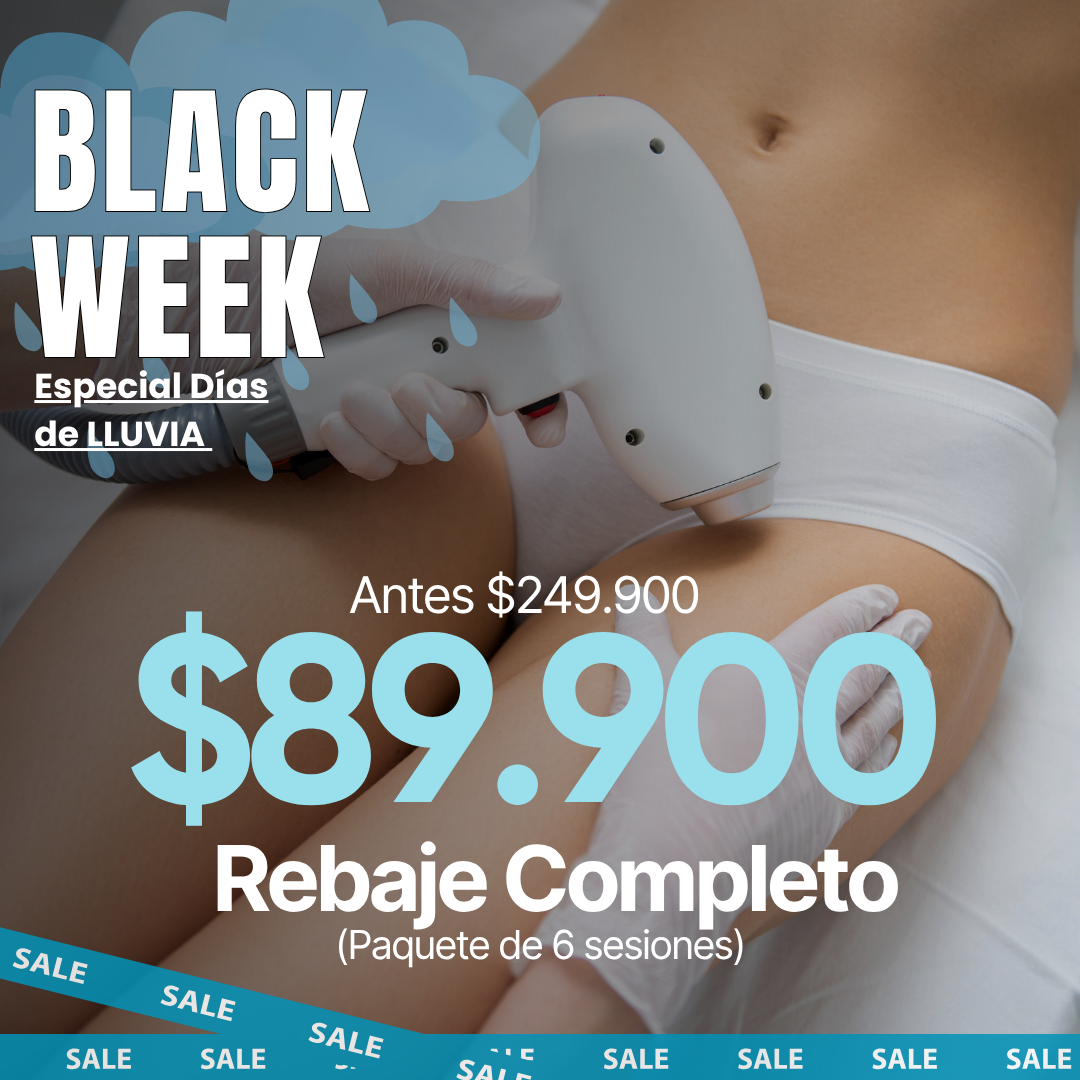 Rebaje Completo | 6 Sesiones Depilación Láser
